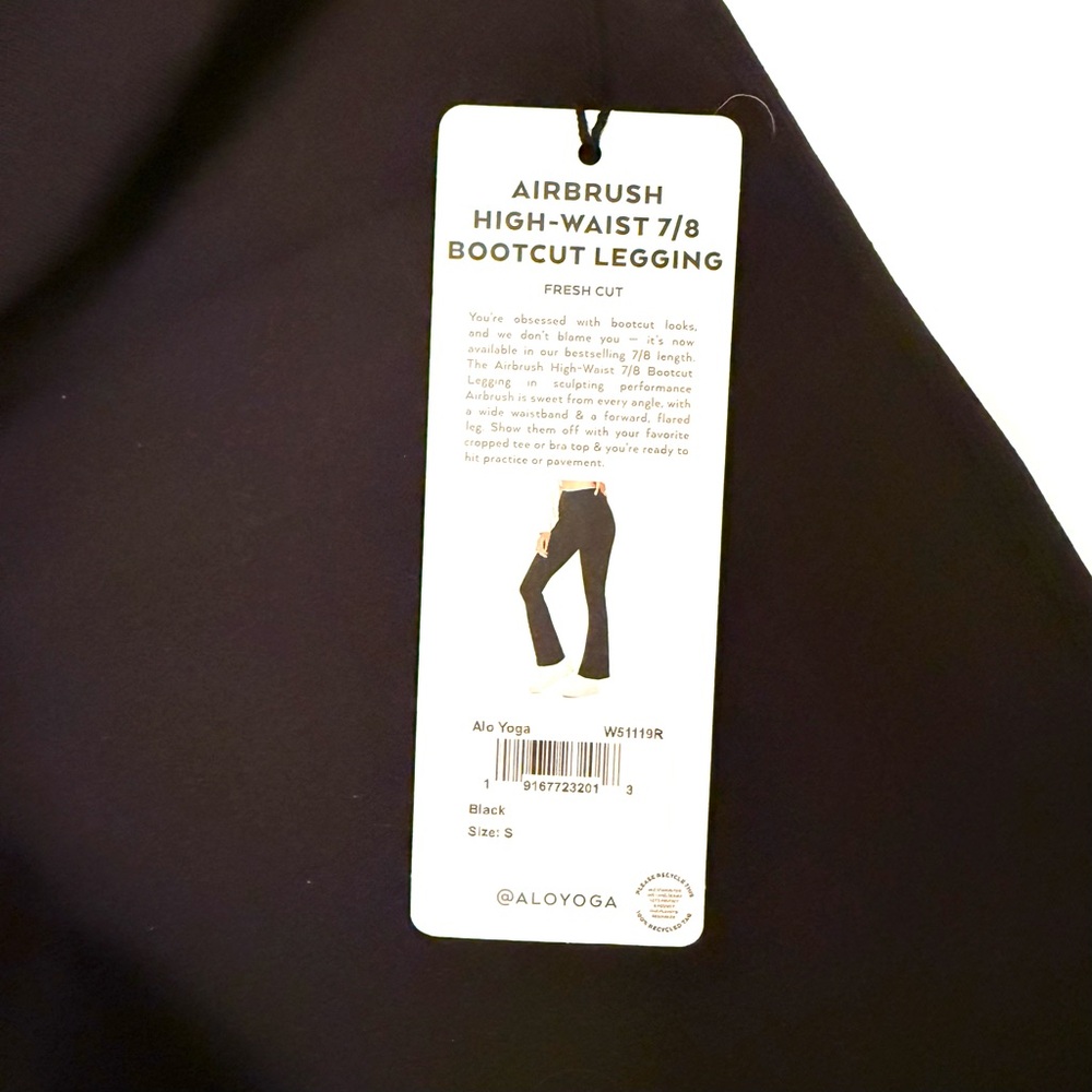 NWT ALO Yoga Black Leggings - Picture 3 of 5